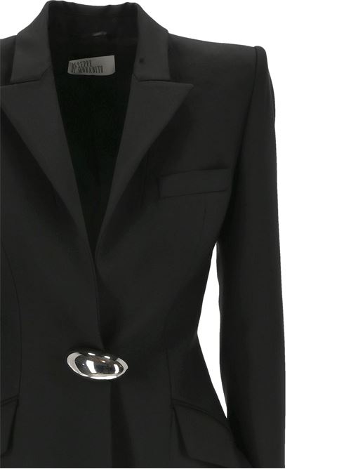 Black virgin wool jacket GIUSEPPE DI MORABITO | 03PFJA097X0322999